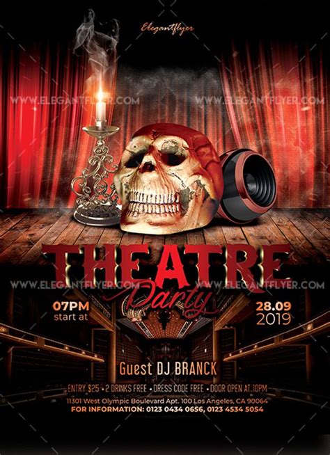 Theatre Flyer Template Free